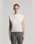 Peserico, gilet in alpaca con paillettes