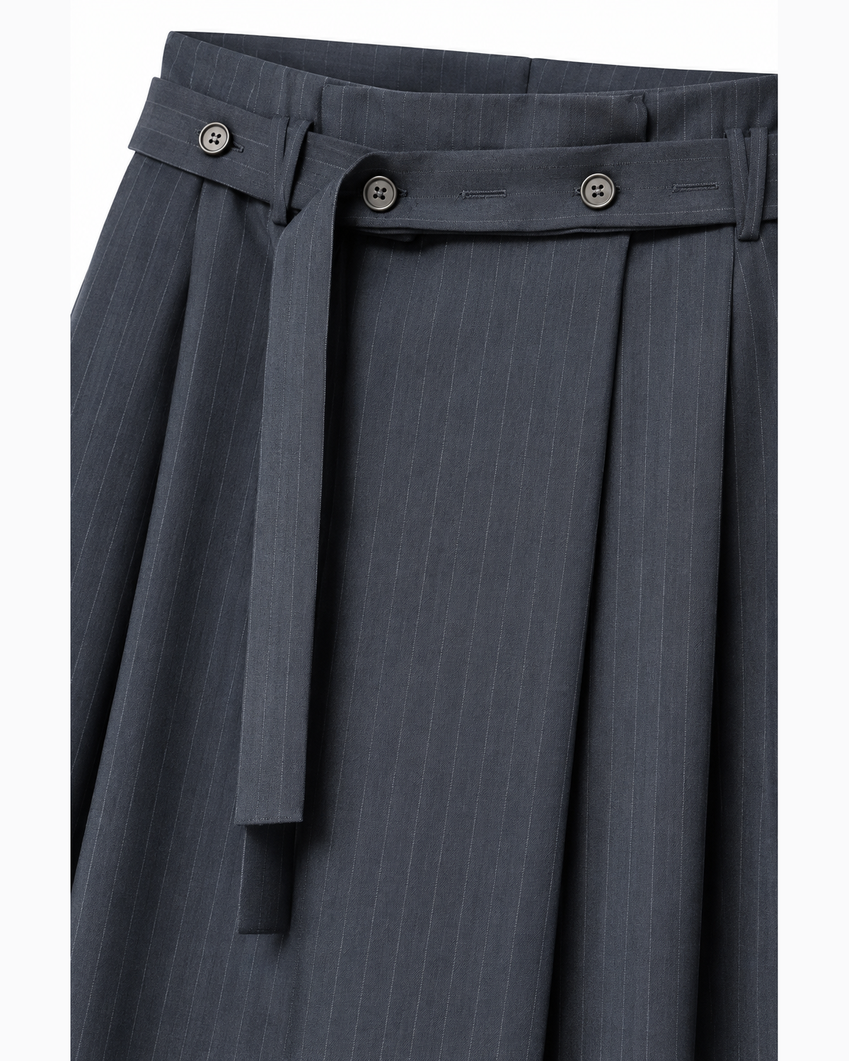 MeiMeiJ, pantalone gessato balloon – immagine 2