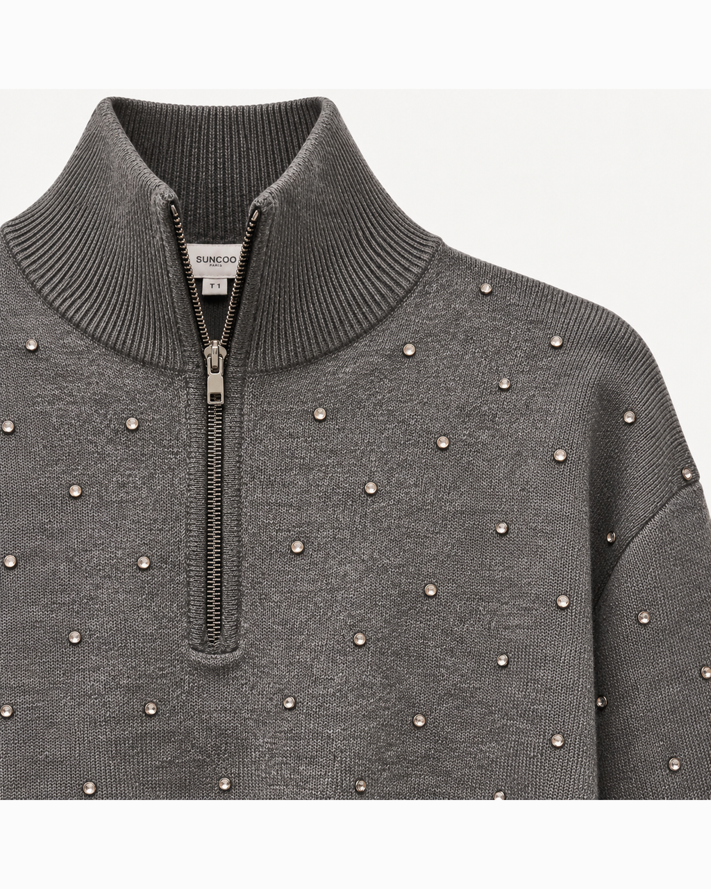 Suncoo, maglia con zip punti luce – immagine 2