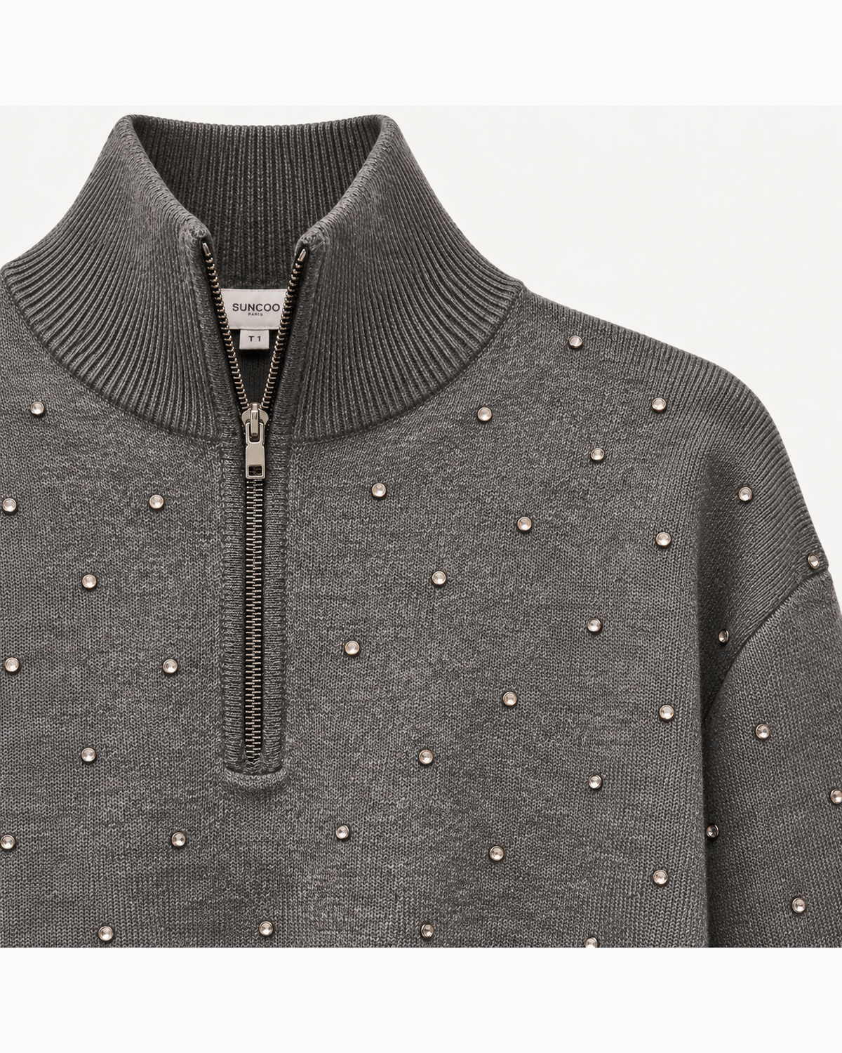 Suncoo, maglia con zip punti luce – immagine 2