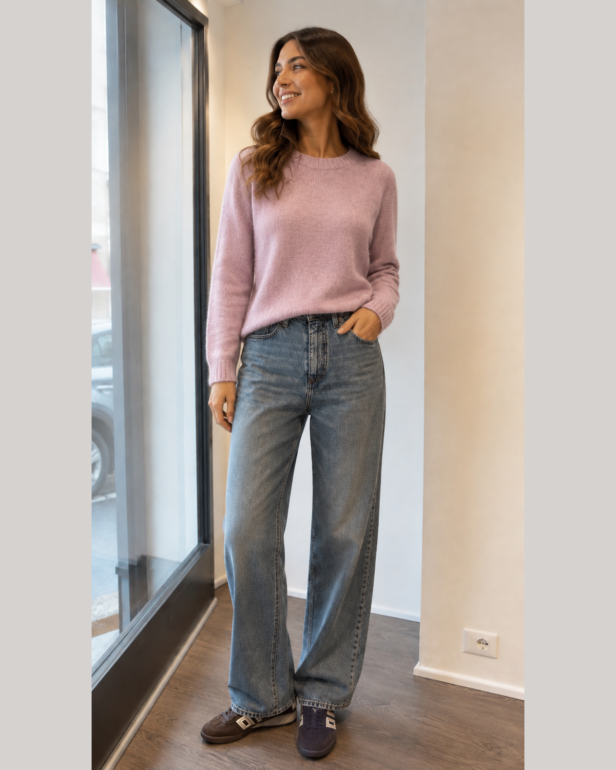 Alpha Studio, girocollo in alpaca e lana – immagine 2