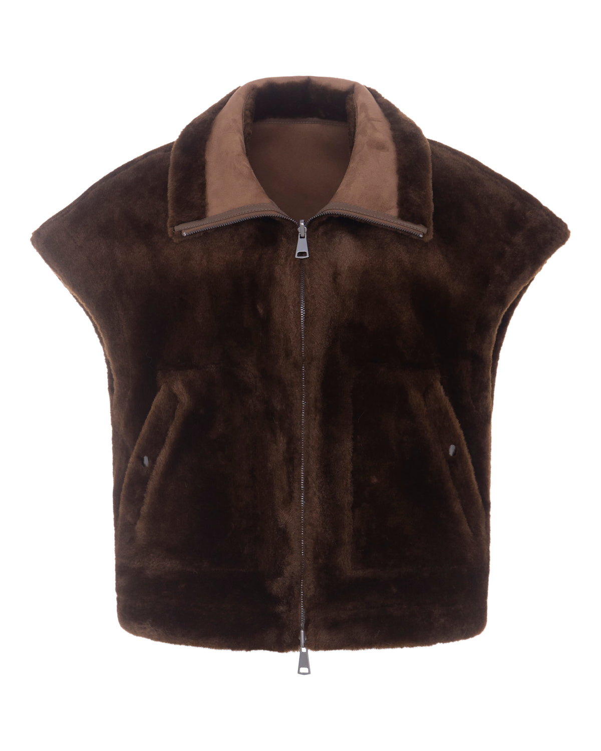 Urbancode, gilet reversibile coffee