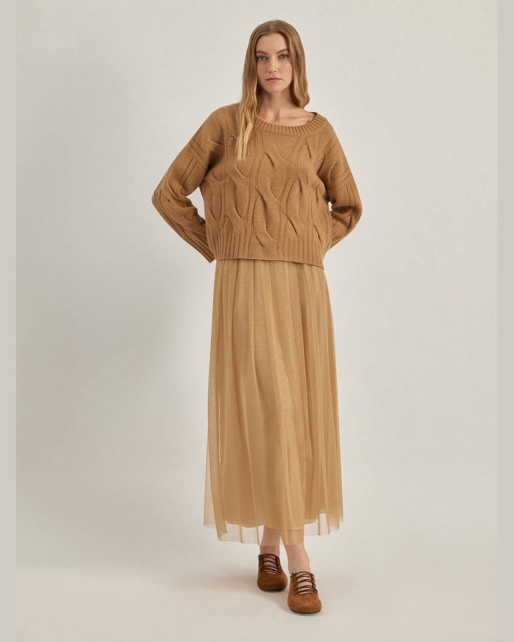 Alpha Studio, maglia a treccia – immagine 2