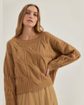 Alpha Studio, maglia a treccia