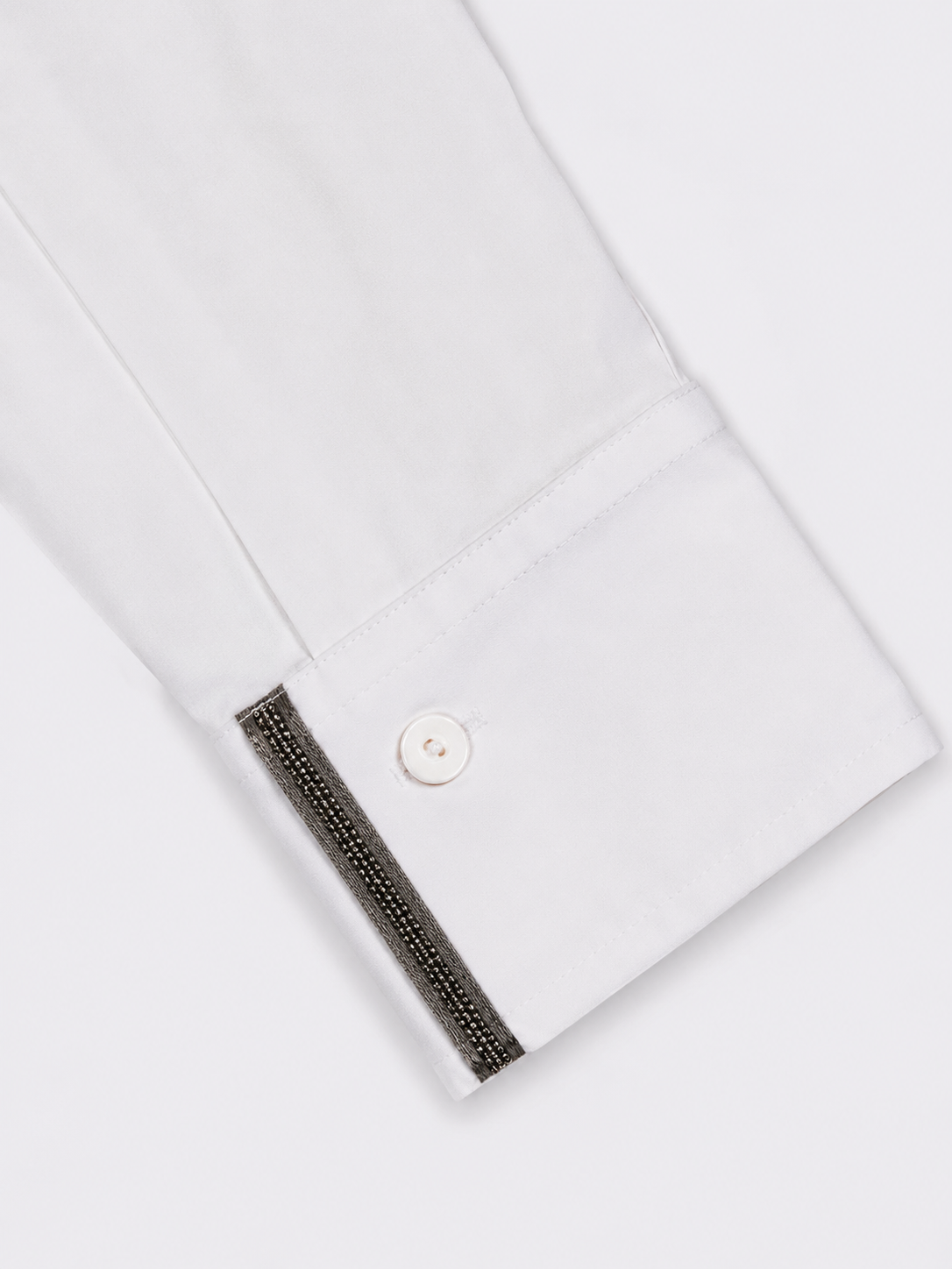 Purotatto, camicia con dettaglio lurex – immagine 3