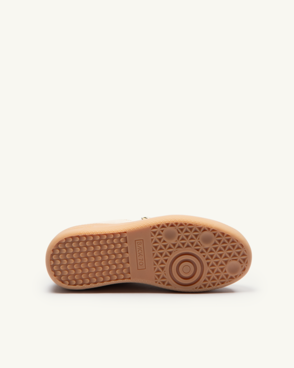 Back70, sneakers in suede beige – immagine 4
