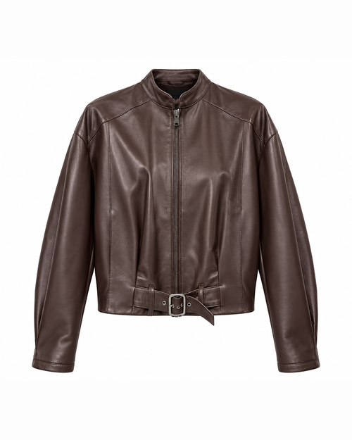 MySkin, bomber in pelle moro