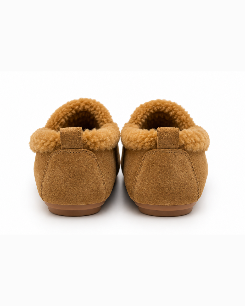 Massimo Santini, mocassino in camoscio con eco fur – immagine 5