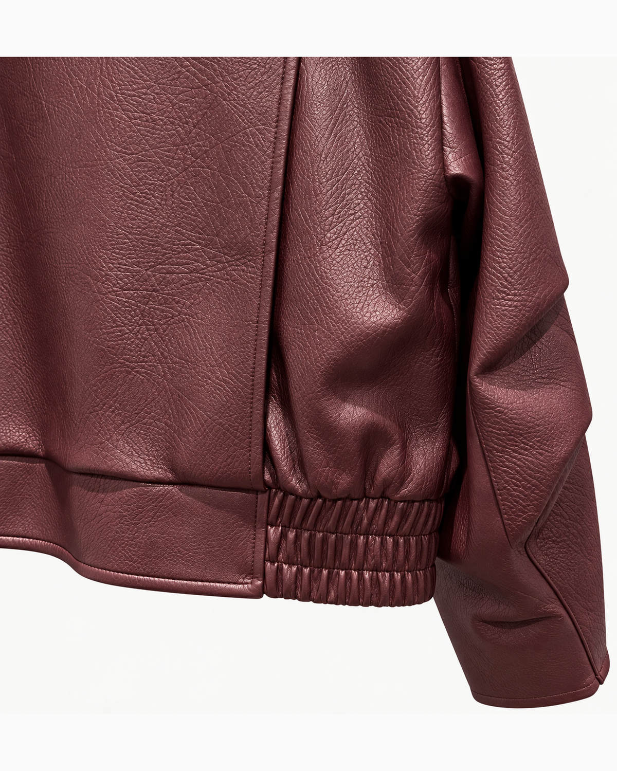 Suncoo, bomber in ecopelle bordeaux – immagine 4
