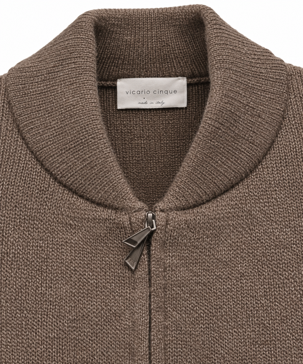 Vicario Cinque, cappa con zip – immagine 3