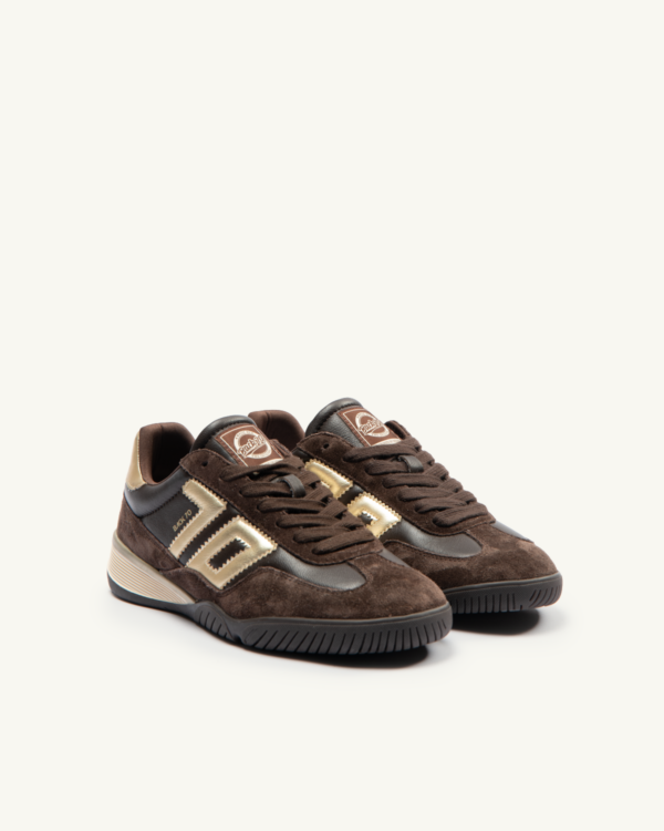 Back70, sneakers Rireball coffee gold – immagine 2
