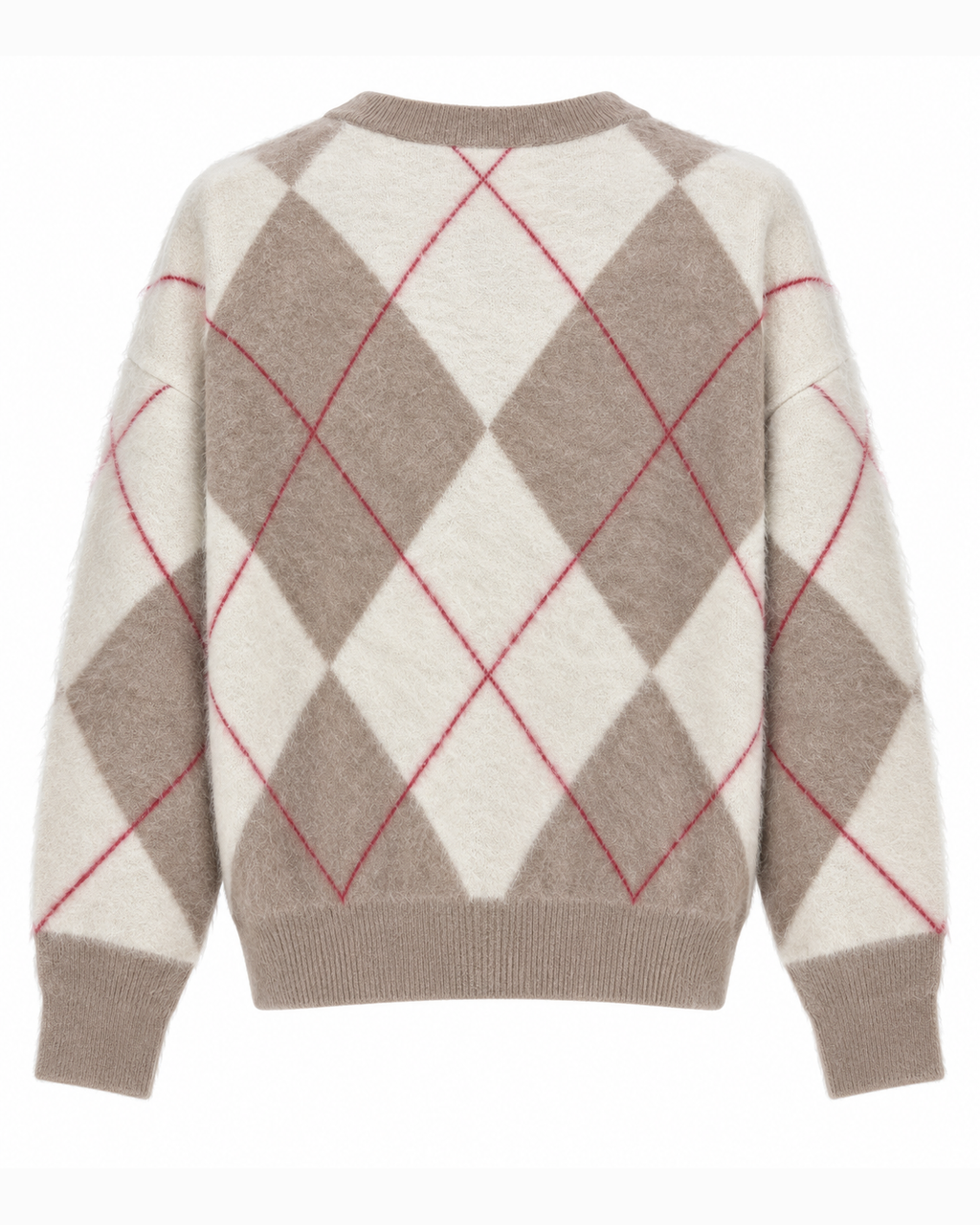 Solocascmir, maglia a losanghe – immagine 2