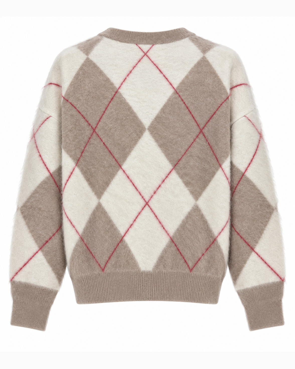Solocascmir, maglia a losanghe – immagine 2