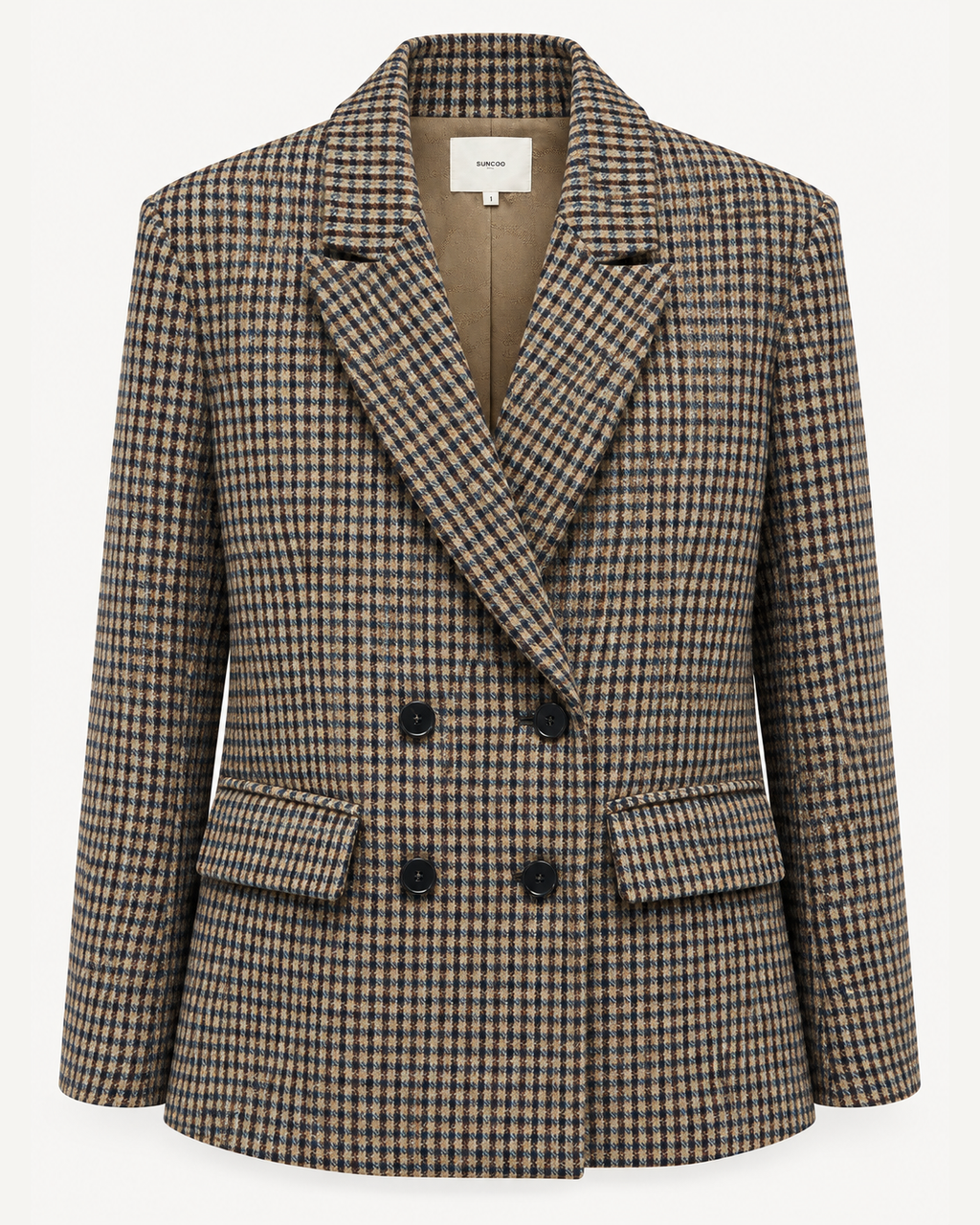 Suncoo, blazer pied de poule