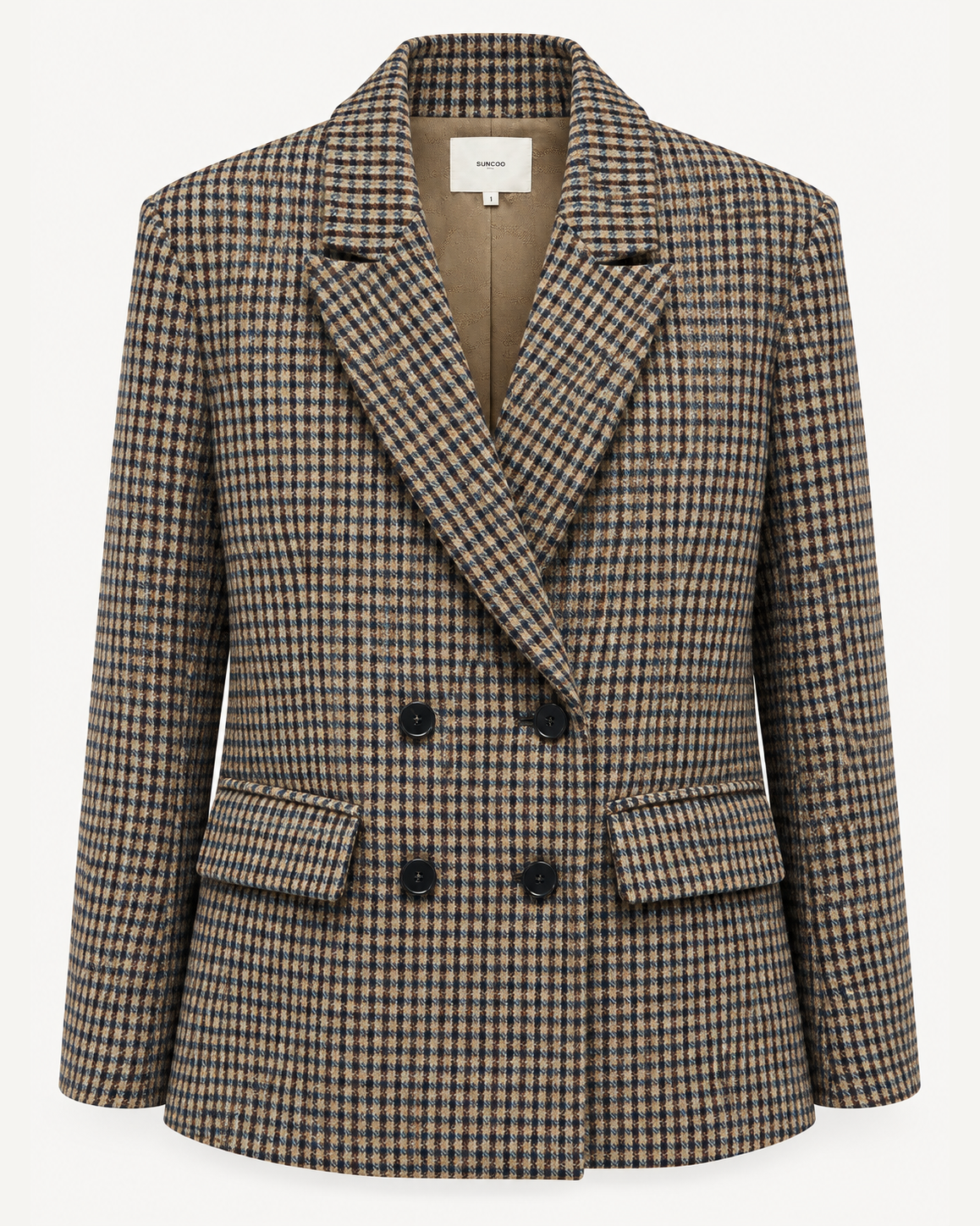 Suncoo, blazer pied de poule