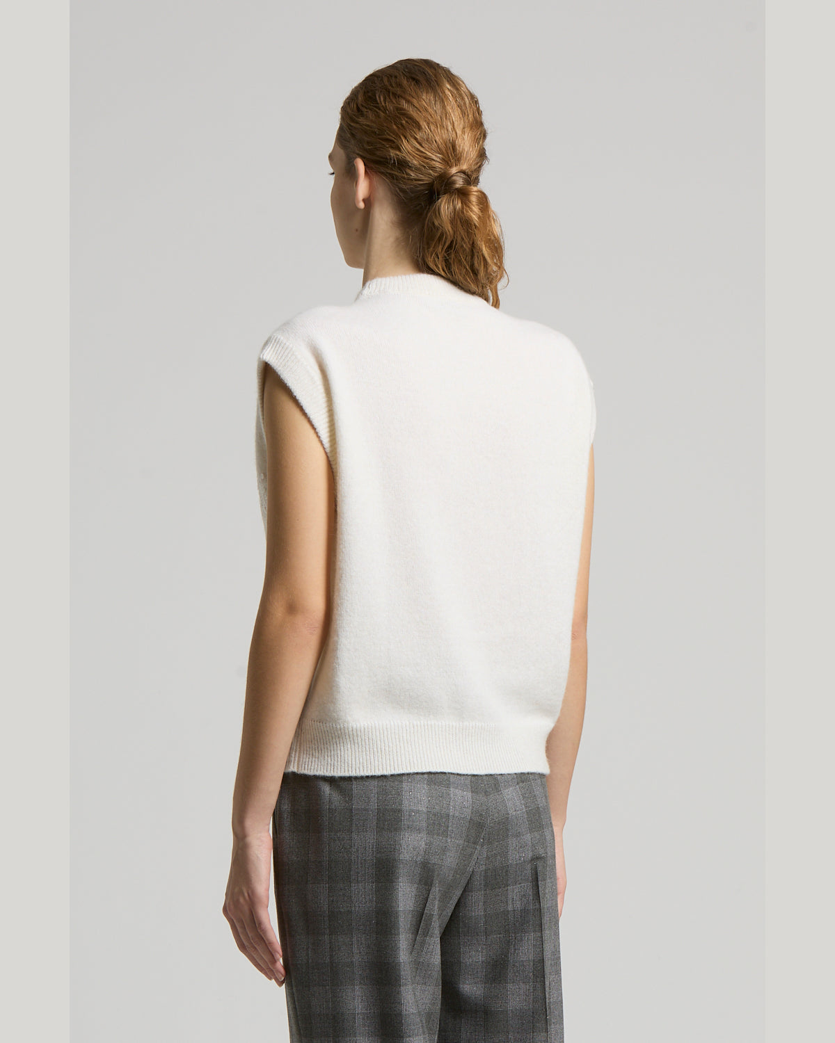 Peserico, gilet in alpaca con paillettes – immagine 2