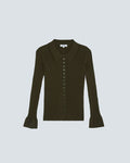 Suncoo, polo in maglia khaki