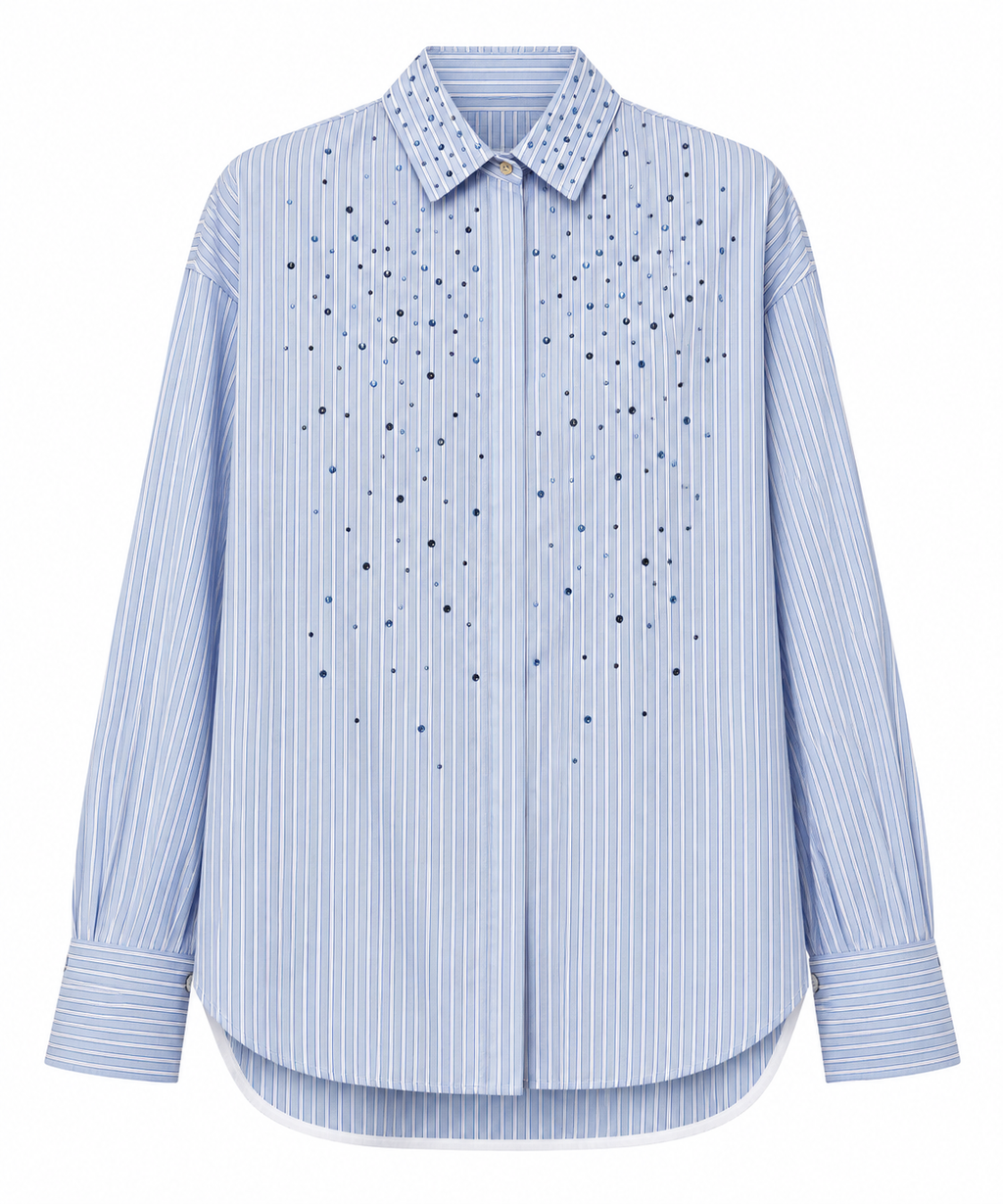 Trame Auree, camicia punti luce