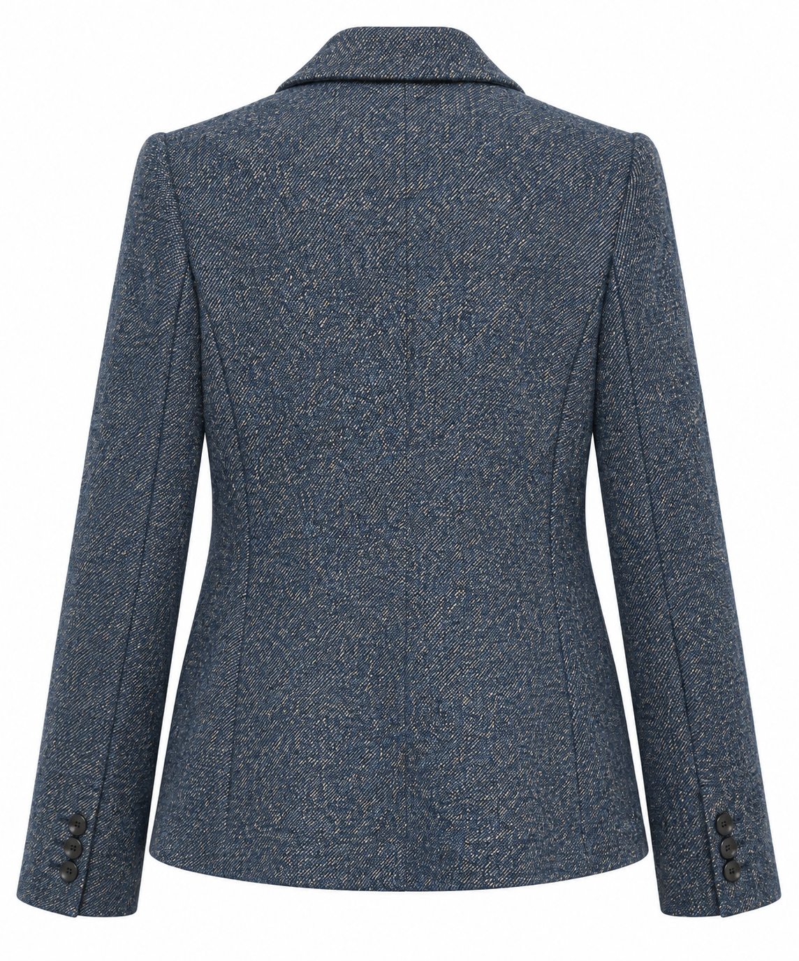 Goodmatch, blazer corto diagonal blu – immagine 2