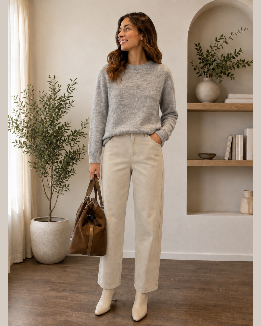 Alpha Studio, girocollo in alpaca e lana – immagine 2