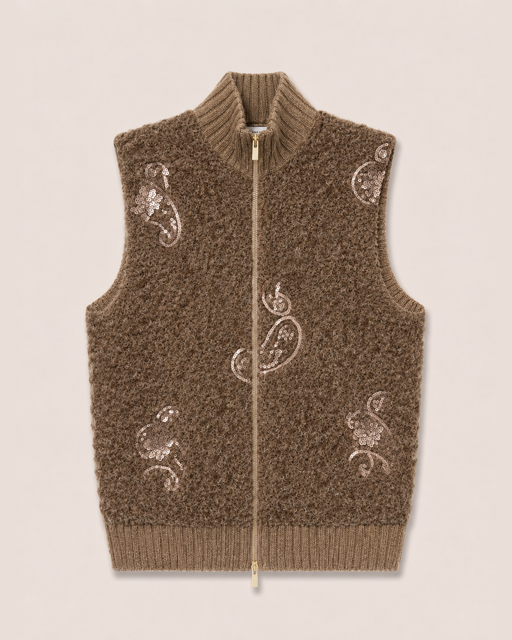 Purotatto, gilet ricamato