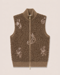 Purotatto, gilet ricamato