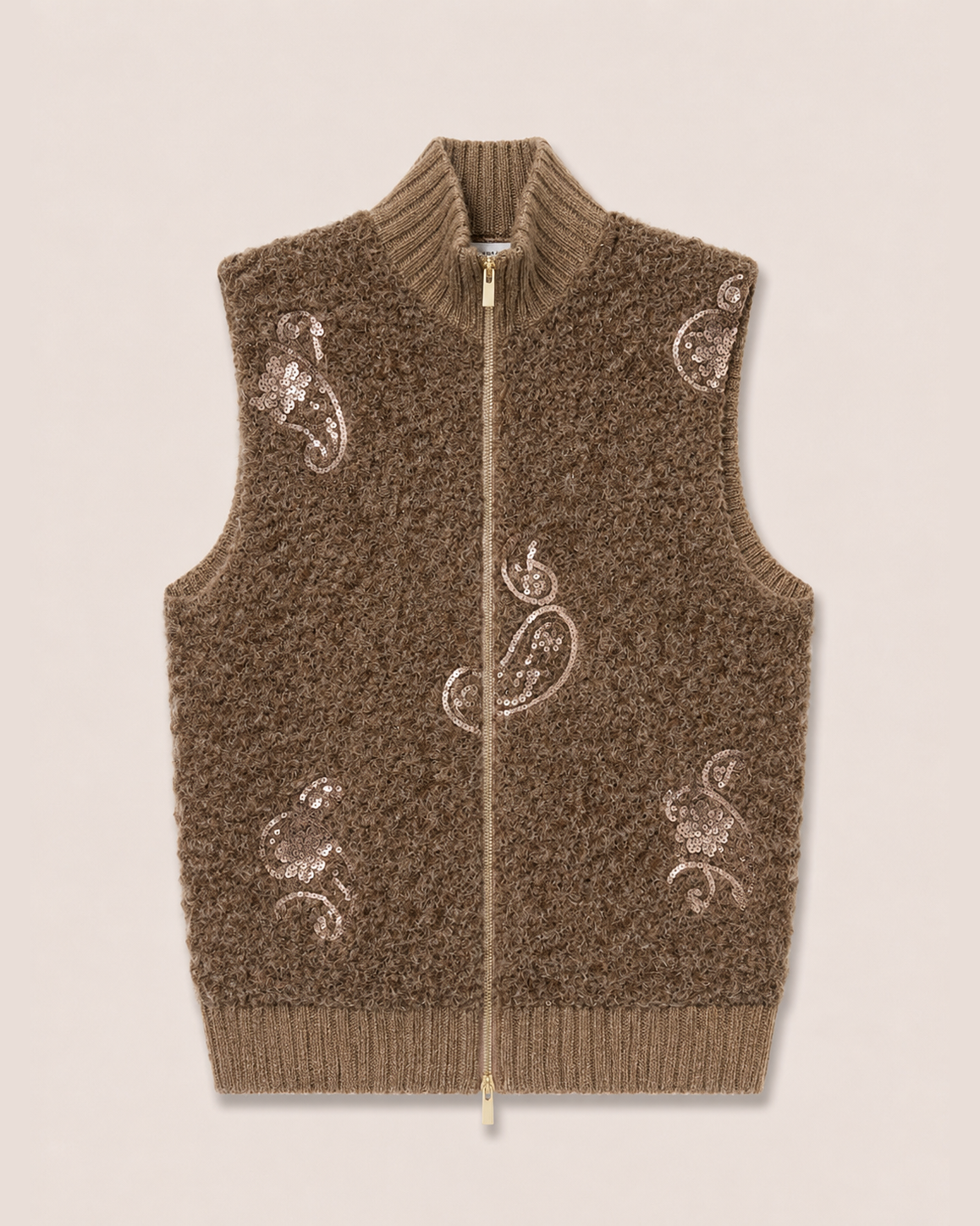 Purotatto, gilet ricamato