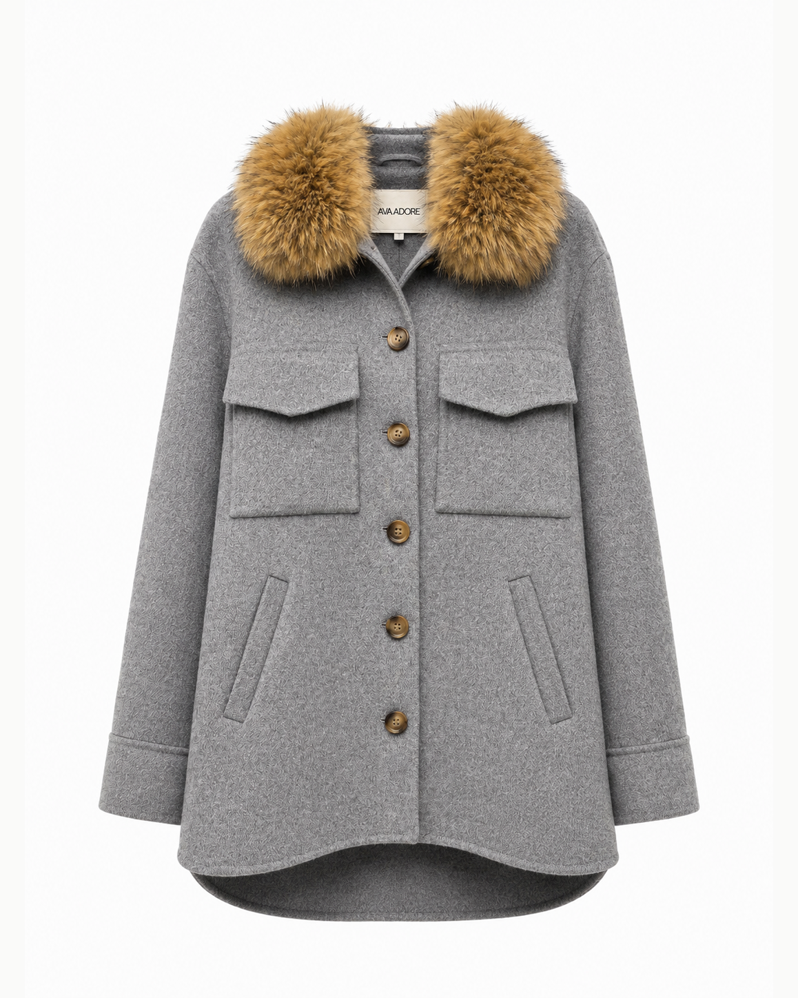 Ava Adore, cappotto grigio