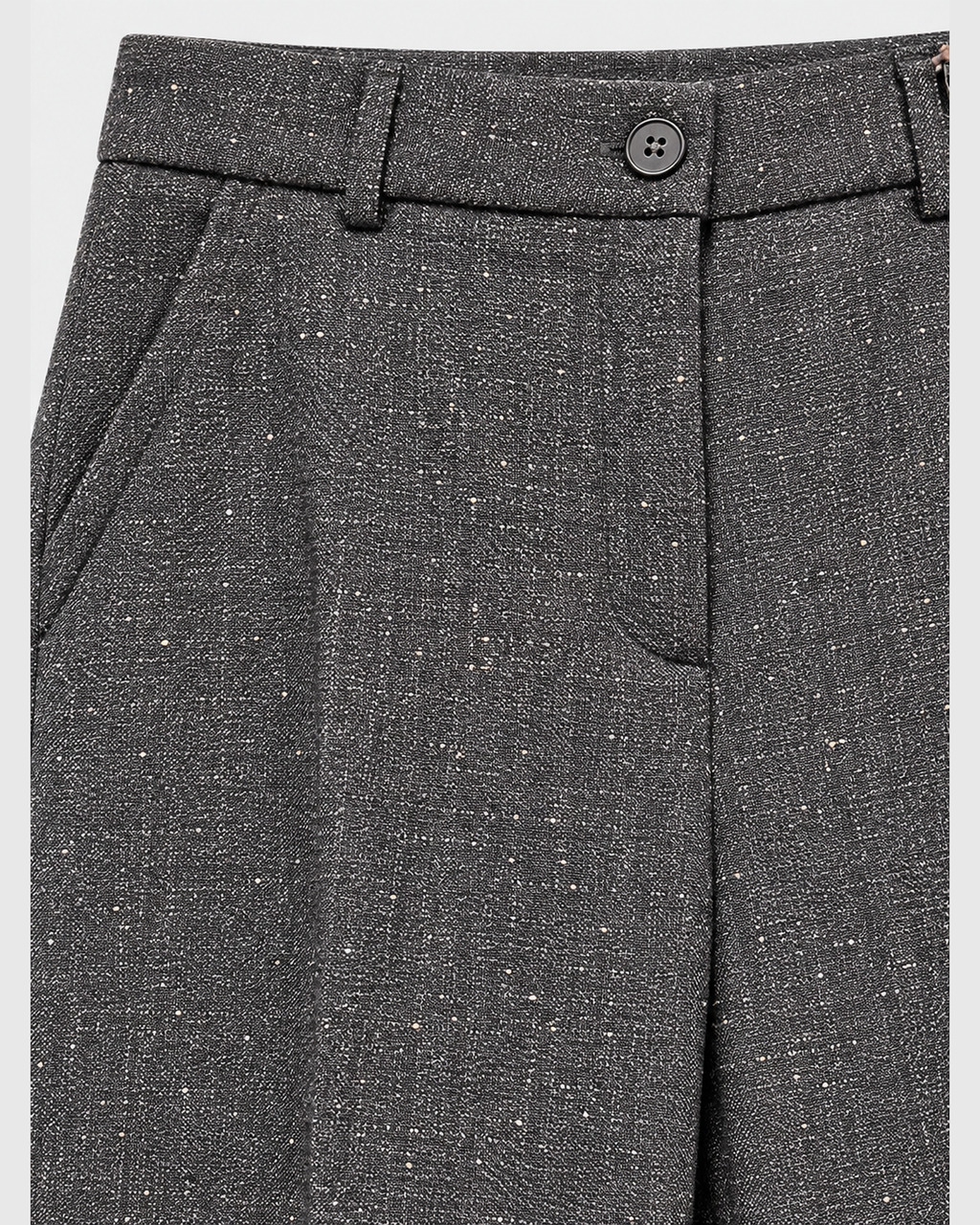 Via Masini 80, pantalone palazzo in tweed – immagine 2