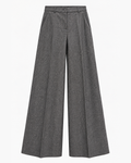 Via Masini 80, pantalone palazzo in tweed