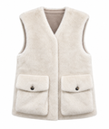Urbancode, gilet in eco montone reversibile