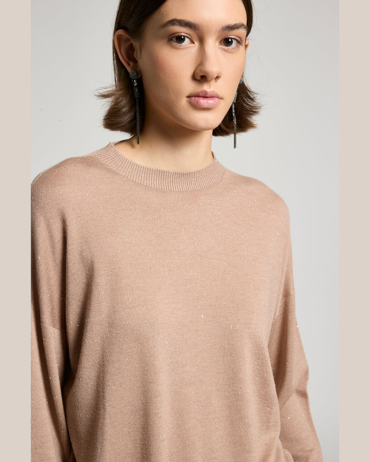 Peserico, maglia in lana lurex – immagine 2