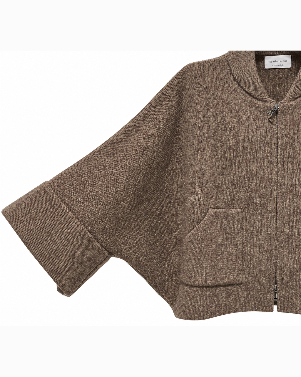 Vicario Cinque, cappa con zip – immagine 2