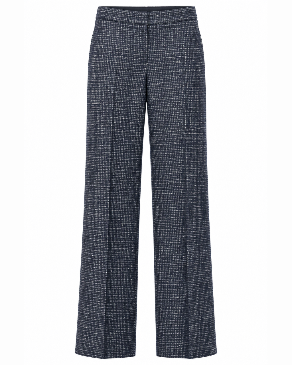 Via Masini 80, pantalone pied de poule blu