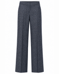 Via Masini 80, pantalone pied de poule blu