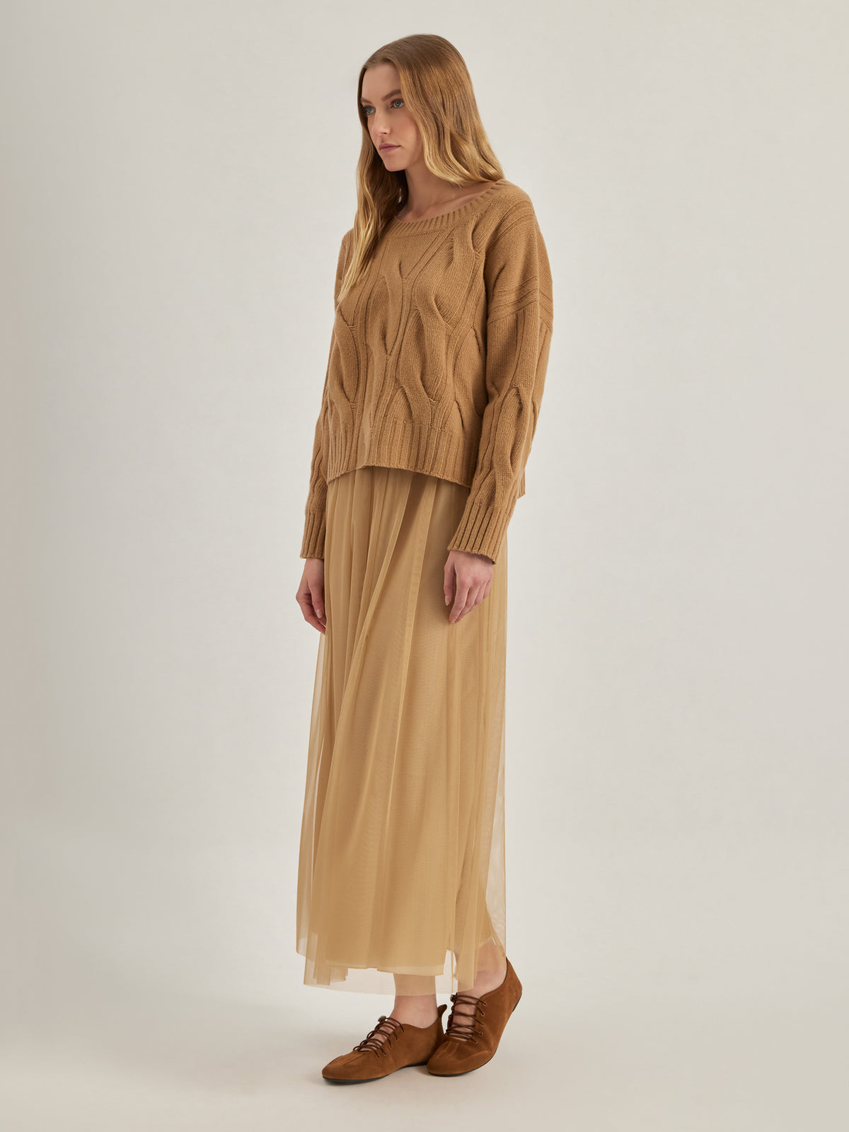 Alpha Studio, maglia a treccia – immagine 3