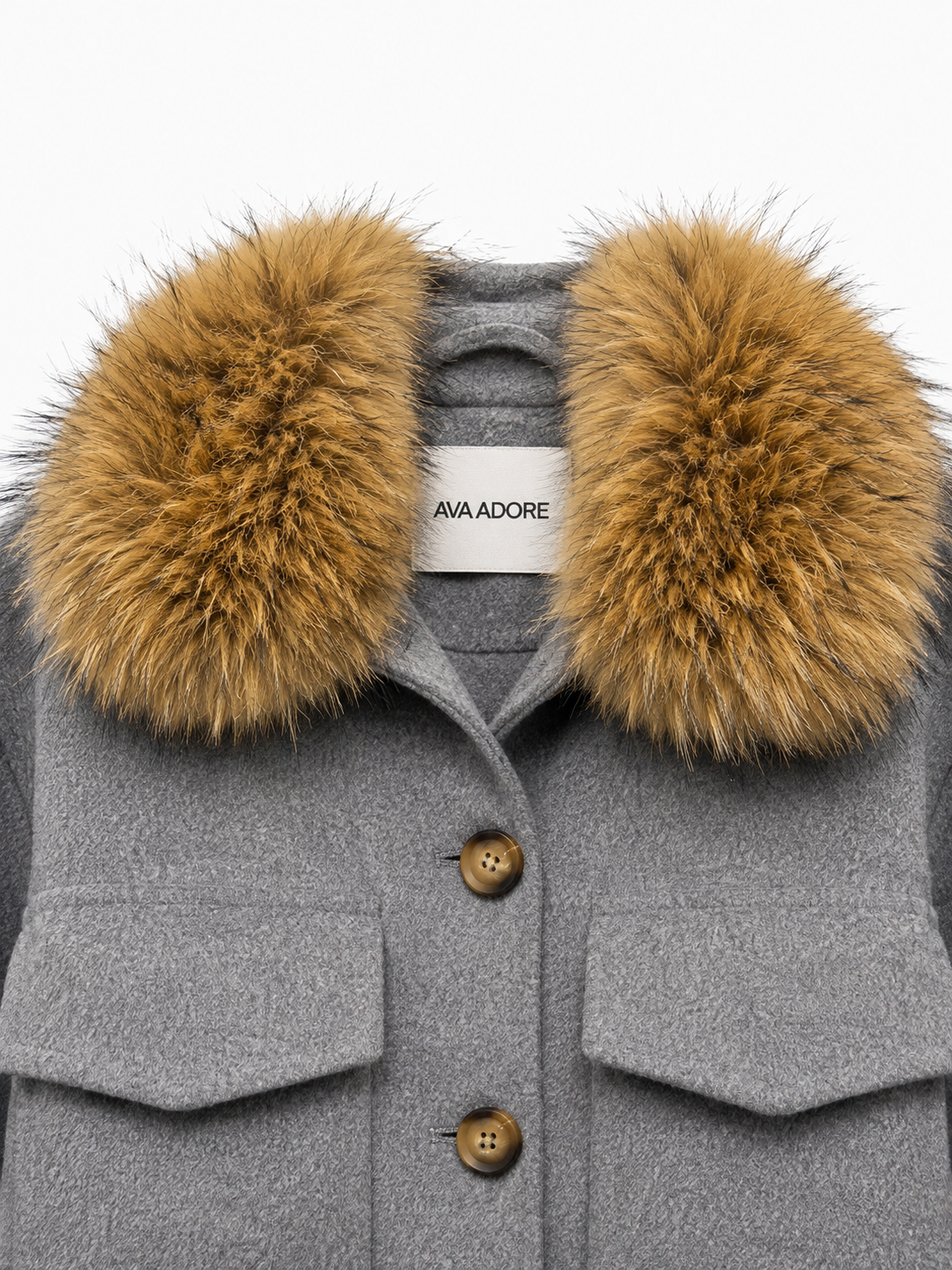 Ava Adore, cappotto grigio – immagine 3
