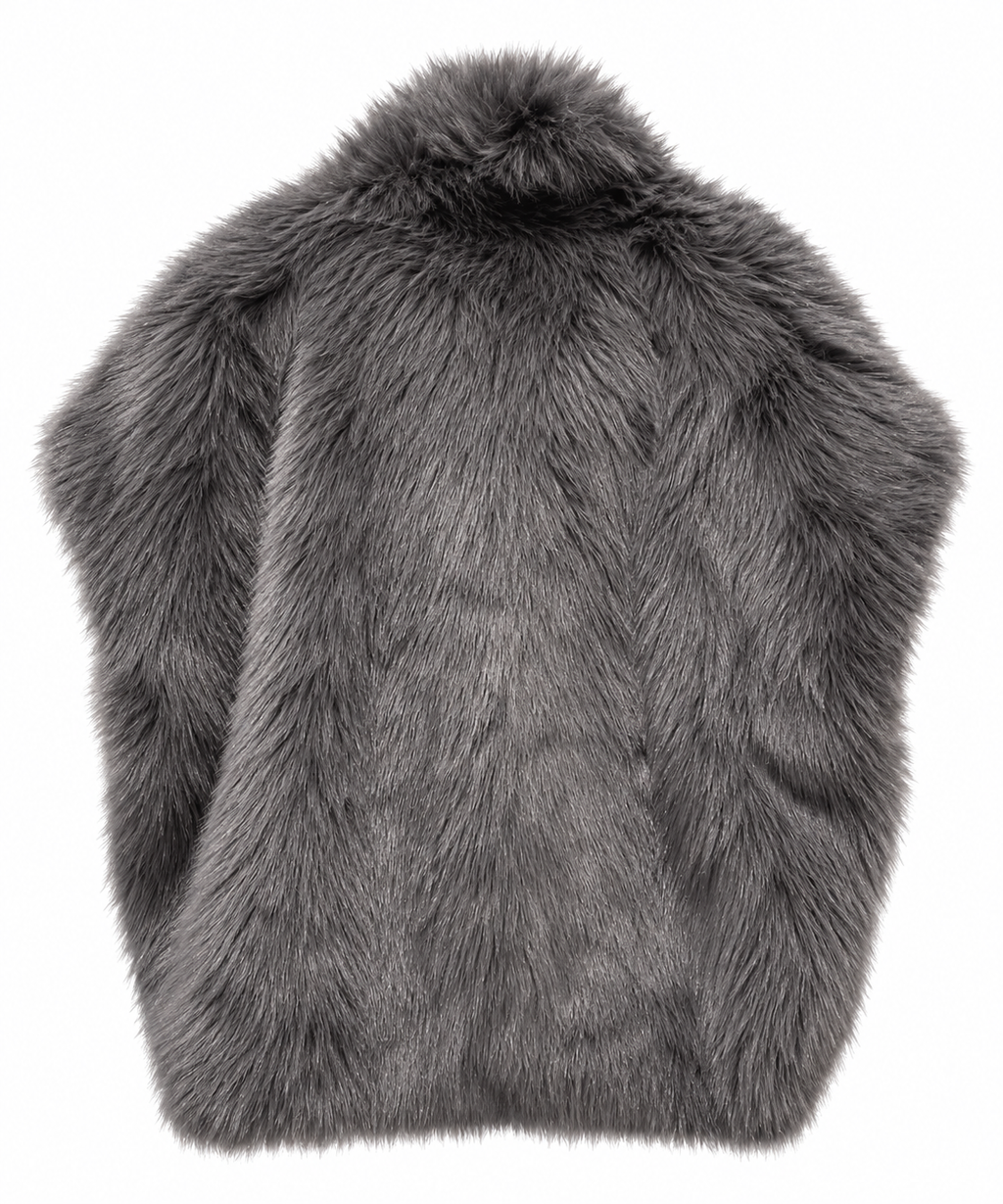 Betta Corradi, gilet oversize piombo – immagine 3