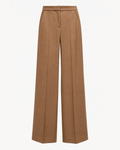 Via Masini 80, pantalone palazzo spigato nocciola