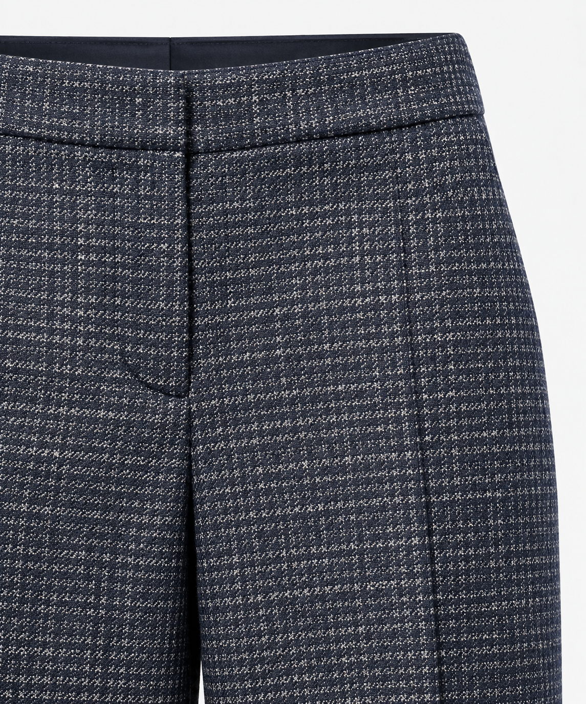 Via Masini 80, pantalone pied de poule blu – immagine 2