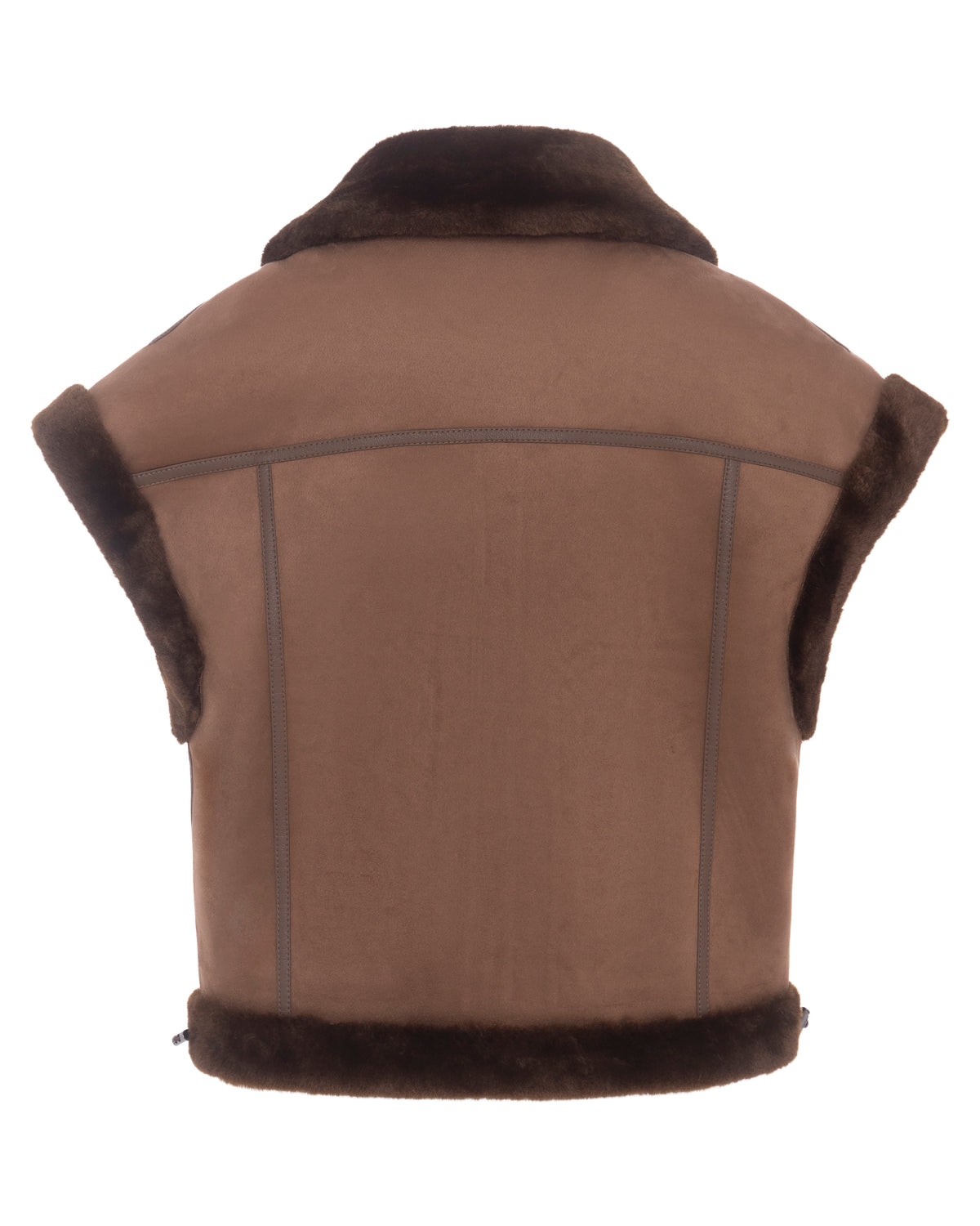 Urbancode, gilet reversibile coffee – immagine 6