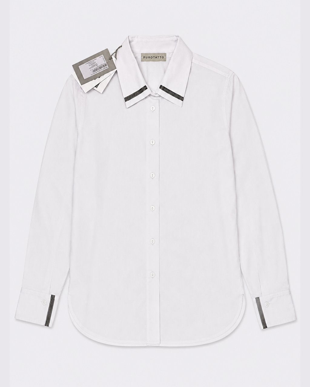 Purotatto, camicia con dettaglio lurex