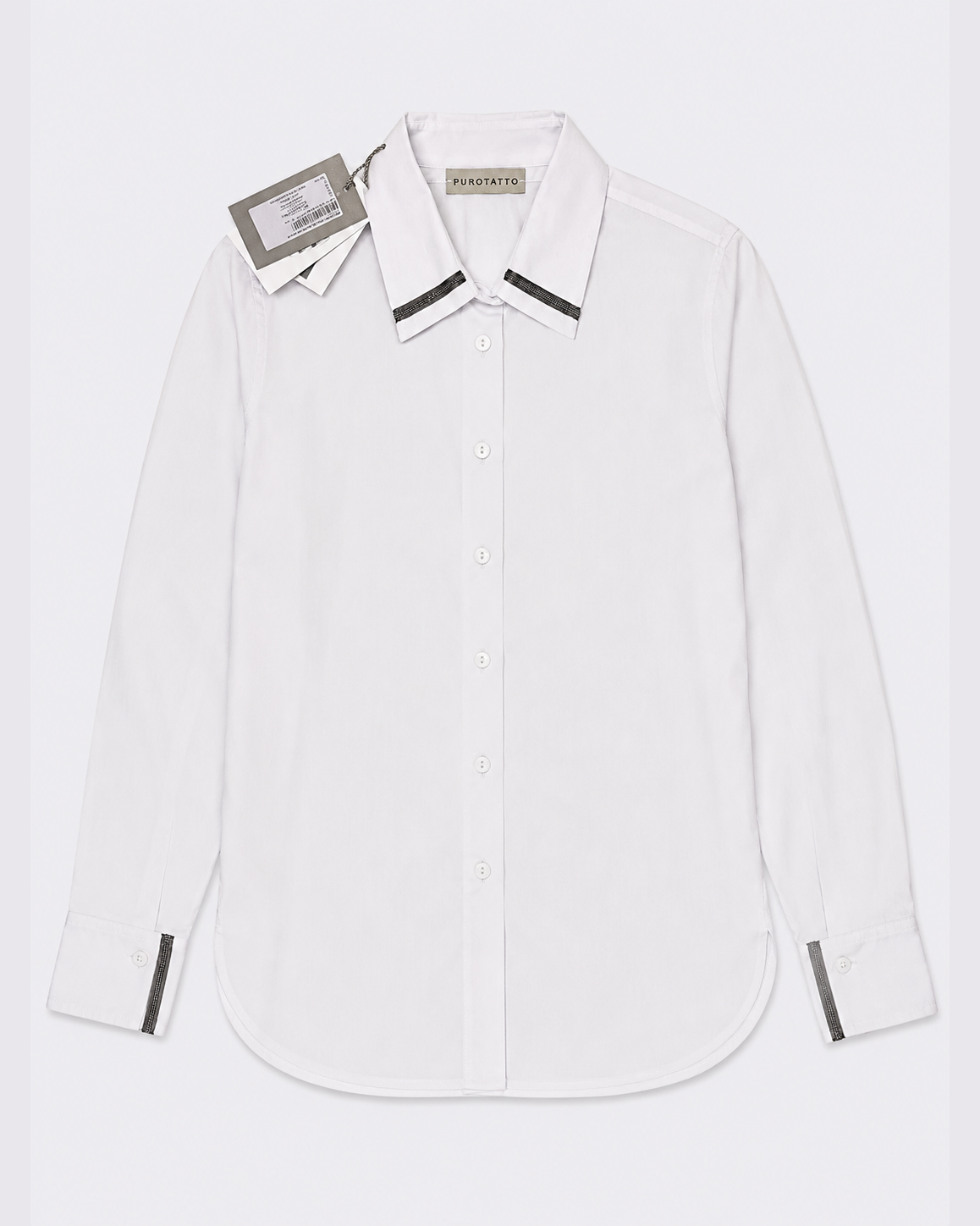 Purotatto, camicia con dettaglio lurex