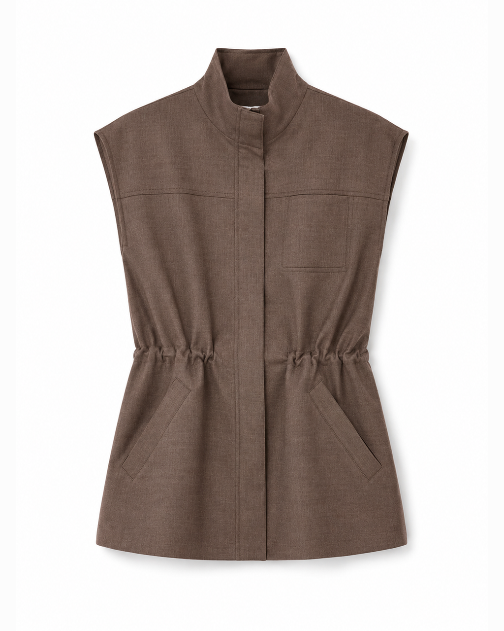 MeiMeiJ, gilet castagna