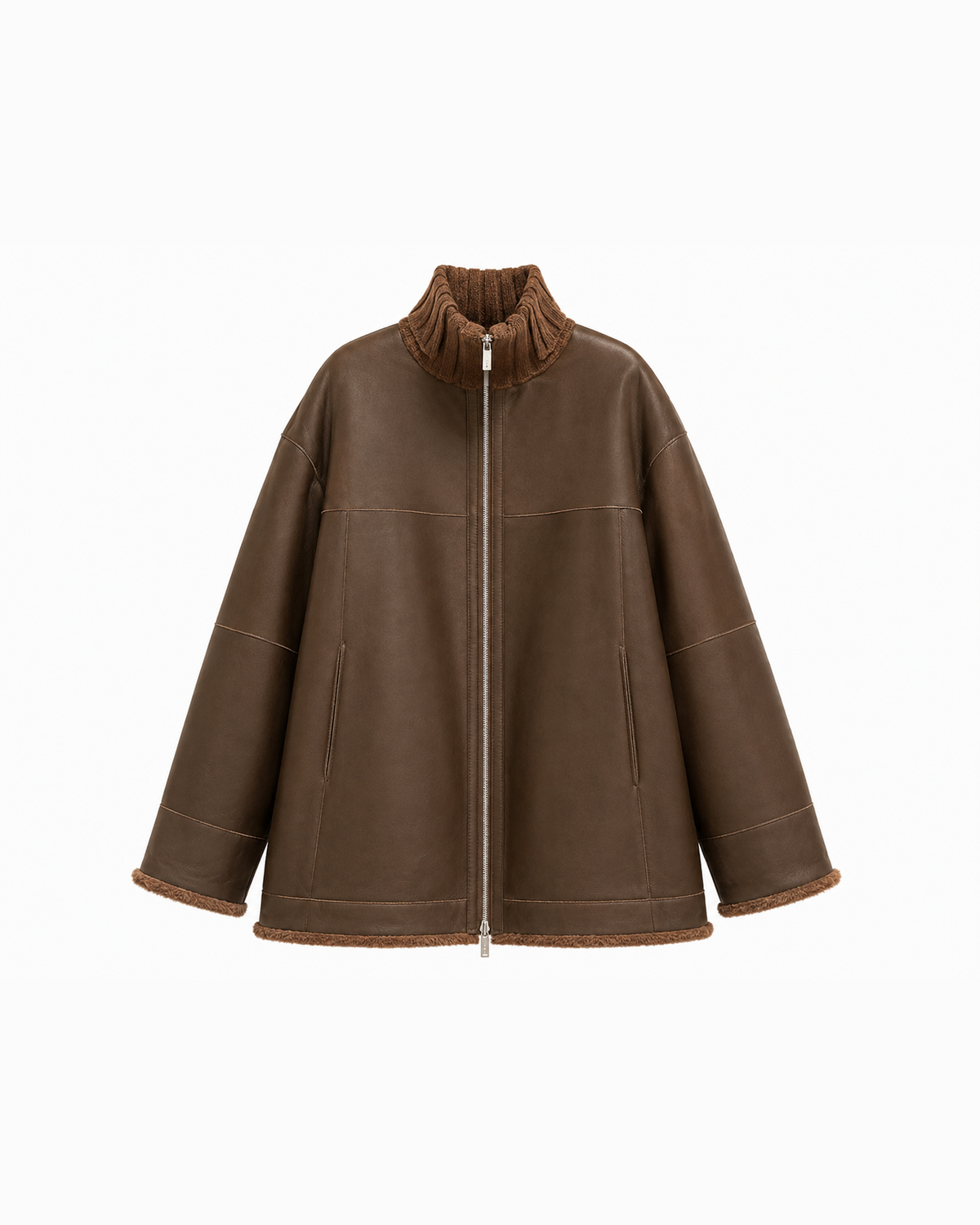 Gimo's, montone shearling reversibile – immagine 3