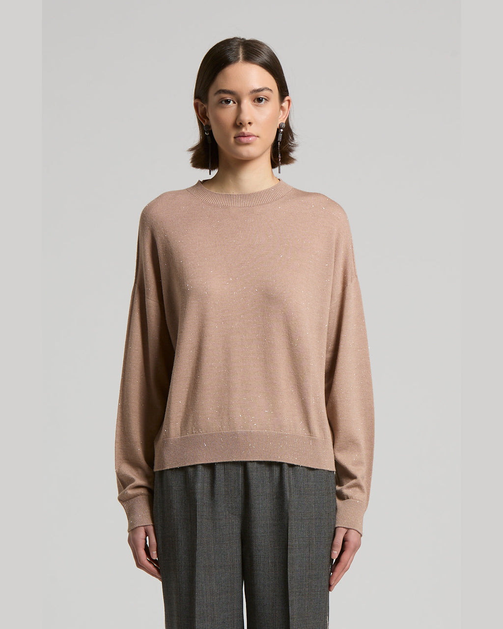 Peserico, maglia in lana lurex