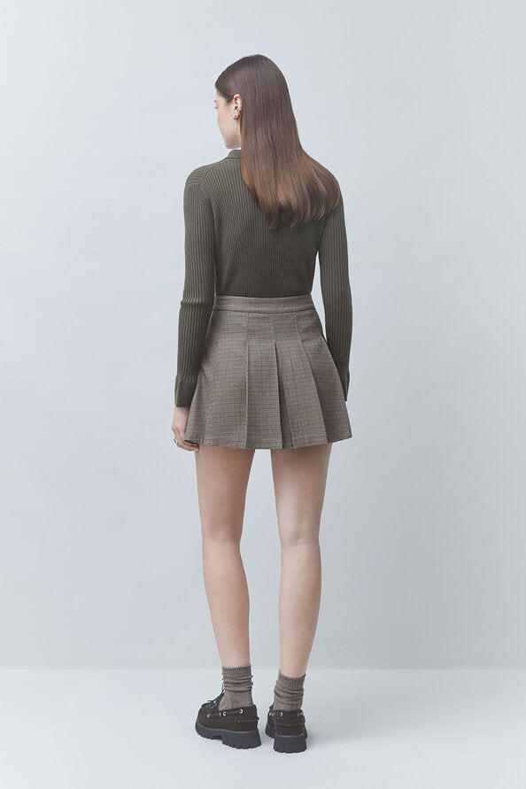 Suncoo, polo in maglia khaki – immagine 4