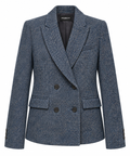 Goodmatch, blazer corto diagonal blu