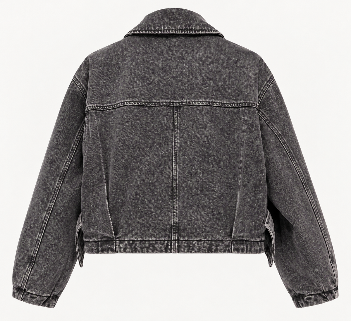 Giubbino in denim con fiocco MeiMeiJ - retro