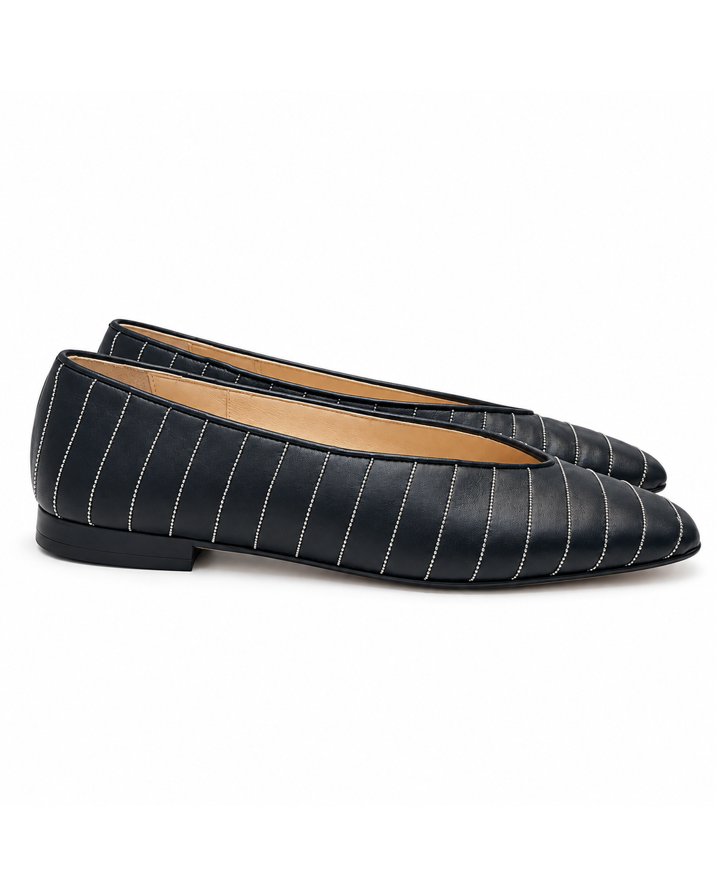 Prosperine, ballerina in nappa nera – immagine 3